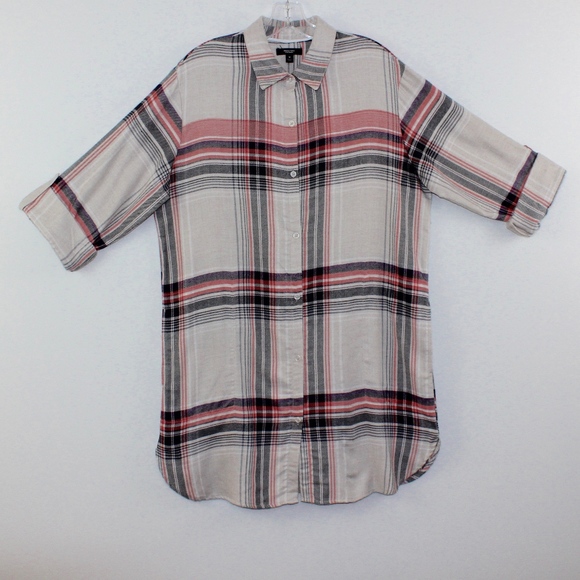 Simply Vera Vera Wang Plaid Flannel Tunic